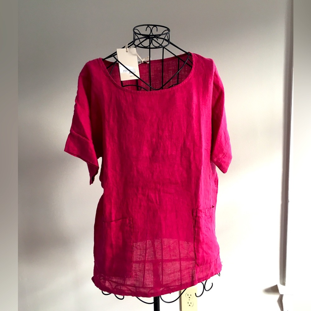 Francesca Bettini Linen top